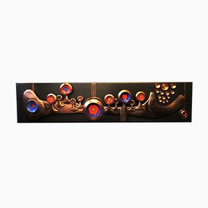 Vintage Sculptural Wall Panel, 1960s-FPY-580085