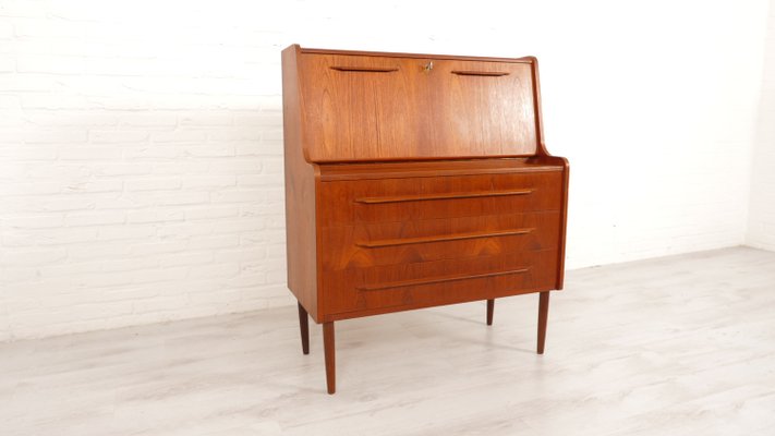 Vintage Secretaire in Teak-HPM-2031510