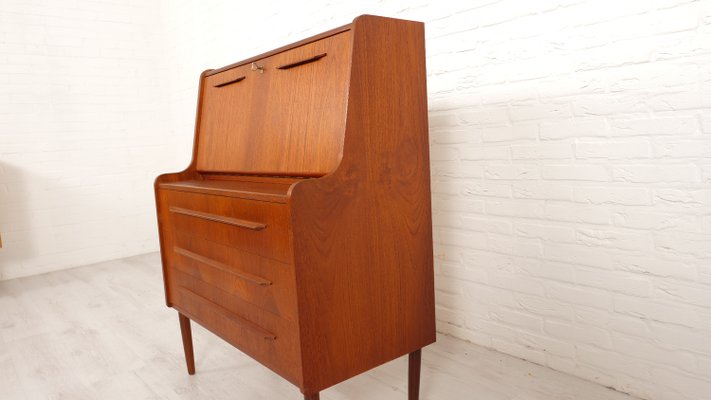 Vintage Secretaire in Teak-HPM-2031510