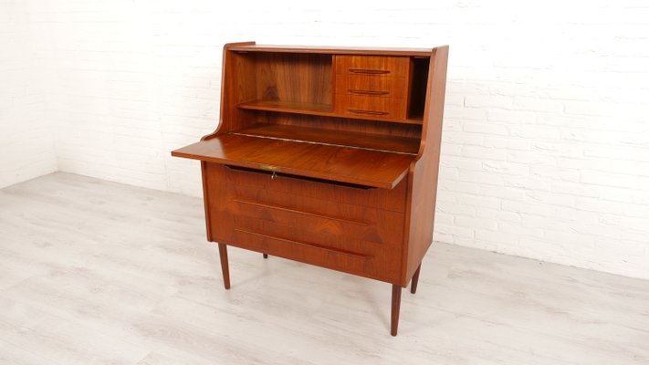 Vintage Secretaire in Teak-HPM-2031510