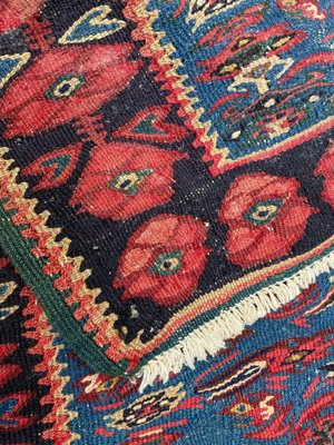 Vintage Senneh Kilim Flat Rug-YMM-1062236