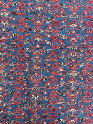 Vintage Senneh Kilim Flat Rug-YMM-1062236