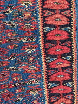 Vintage Senneh Kilim Flat Rug-YMM-1062236