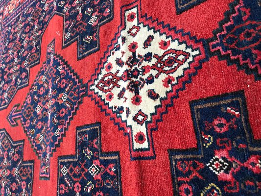 Vintage Senneh Kurdish Carpet-YMM-1142074