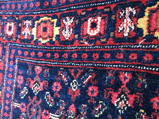 Vintage Senneh Kurdish Carpet-YMM-1142074