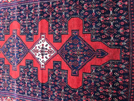 Vintage Senneh Kurdish Carpet-YMM-1142074