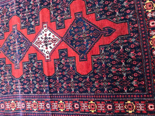 Vintage Senneh Kurdish Carpet-YMM-1142074