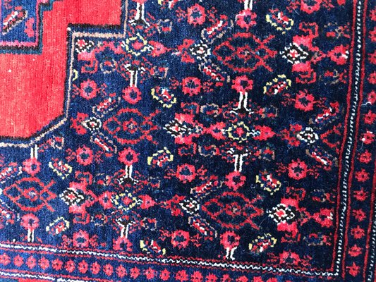 Vintage Senneh Kurdish Carpet-YMM-1142074