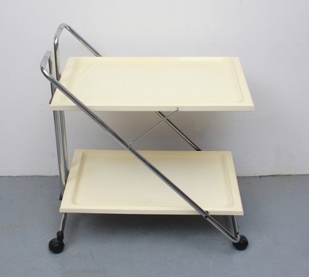 Vintage Serving Cart in Chrome and Plastic, 1975-PF-1748604