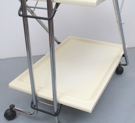 Vintage Serving Cart in Chrome and Plastic, 1975-PF-1748604