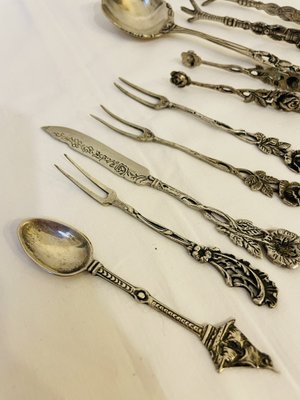 Vintage Serving Set, 1940s, Set of 8-RZY-1751973