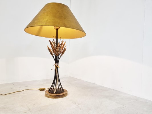 Vintage Sheaf of Wheat Table Lamp, 1960s-IRH-1249595