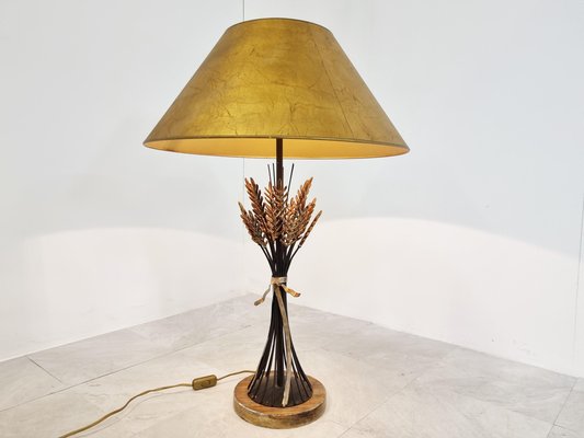 Vintage Sheaf of Wheat Table Lamp, 1960s-IRH-1249595