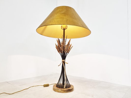 Vintage Sheaf of Wheat Table Lamp, 1960s-IRH-1249595