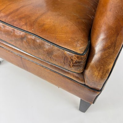 Vintage Sheep Leather Club Chair, 1970s-RMX-2022472