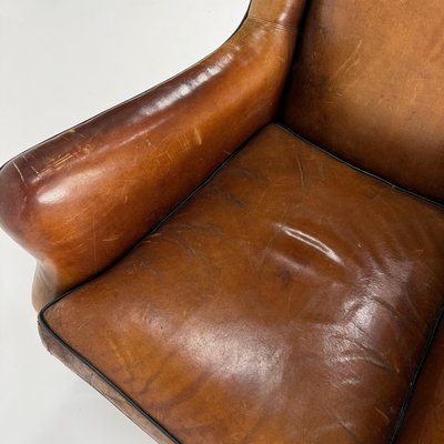 Vintage Sheep Leather Club Chair, 1970s-RMX-2022472