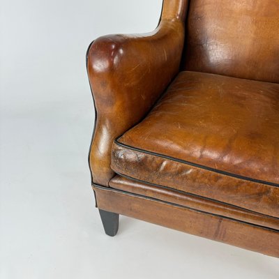 Vintage Sheep Leather Club Chair, 1970s-RMX-2022472