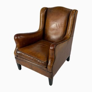 Vintage Sheep Leather Club Chair, 1970s-RMX-2022472