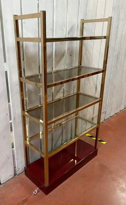 Vintage Shelves in Brass, 1970-DY-1783763