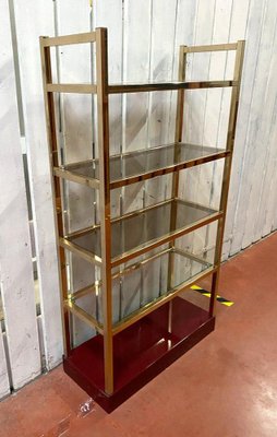 Vintage Shelves in Brass, 1970-DY-1783763