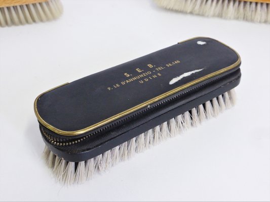 Vintage Shoe Brushes, 1960s, Set of 9-KNM-948683