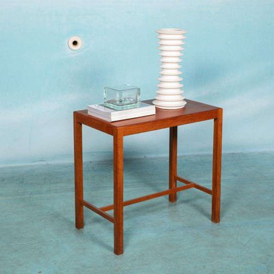 Vintage Side Table in Teak and Oak, 1960s-HGA-2017092