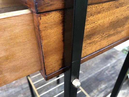 Vintage Side Table with Drawer, 1950s-OJT-1805188