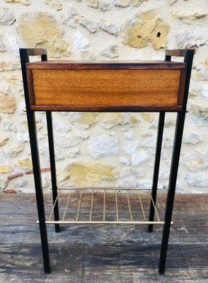 Vintage Side Table with Drawer, 1950s-OJT-1805188