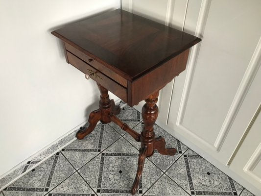 Vintage Side Table with Drawers, 1900s-WQQ-1170169