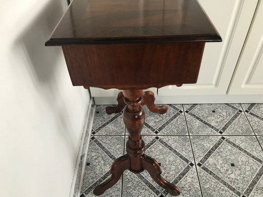 Vintage Side Table with Drawers, 1900s-WQQ-1170169