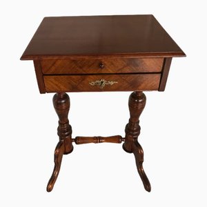 Vintage Side Table with Drawers, 1900s-WQQ-1170169