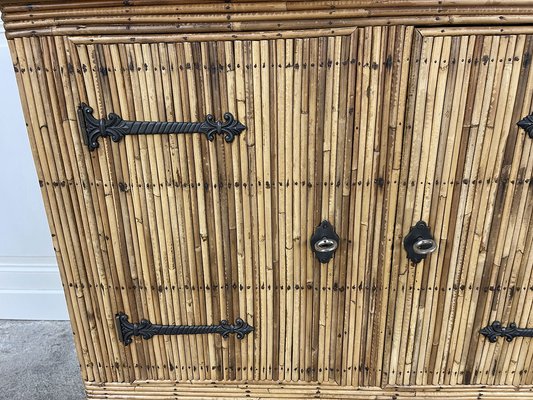 Vintage Sideboard attributed to Adrien Audoux & Frida Minet, 1960s-PB-1803092