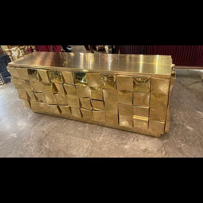 Vintage Sideboard in Brass, 1980s-BEW-2018123