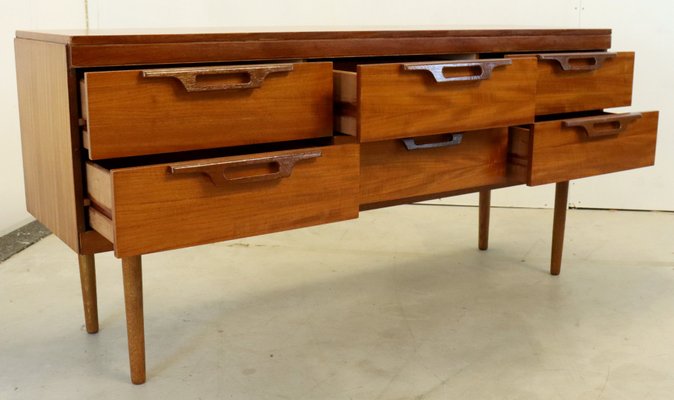 Vintage Sideboard in Veneer-FYZ-1773136