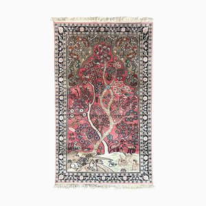 Vintage Silk Kashmir Rug-YMM-1062087