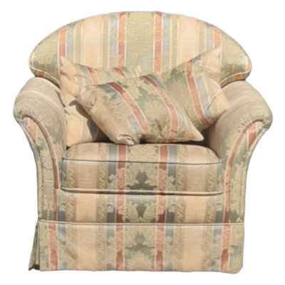 Vintage Silk Single Sofa-TCS-1300107