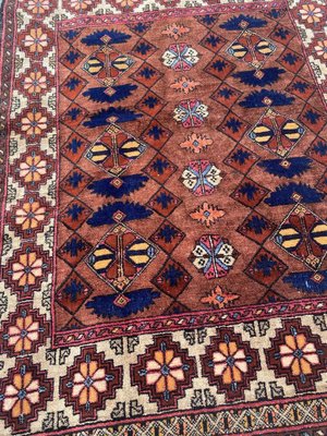 Vintage Silk Turkmen Rug-YMM-1062129