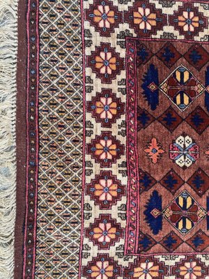 Vintage Silk Turkmen Rug-YMM-1062129