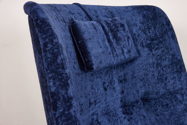 Vintage Silk Velvet Armchair-Club Chair by Júlia Gaubek, Hungary, 1976-XCG-1781322