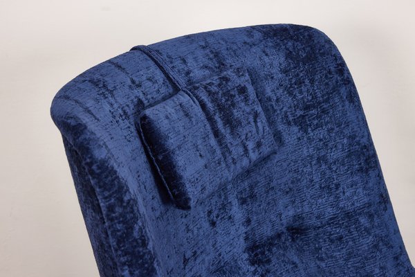 Vintage Silk Velvet Armchair-Club Chair by Júlia Gaubek, Hungary, 1976-XCG-1781322