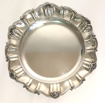 Vintage Silver Dish Plate-ZCI-752269