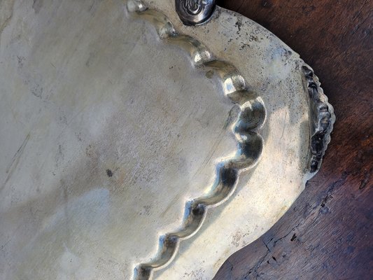 Vintage Silver Metal Tray-SYQ-2042869