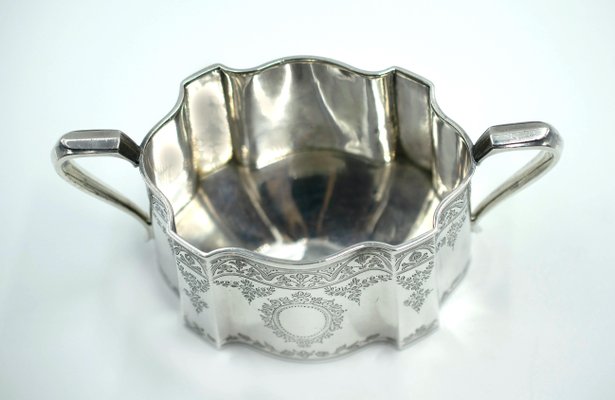 Vintage Silver Sugar Bowl, 20th Century-ZCI-812041