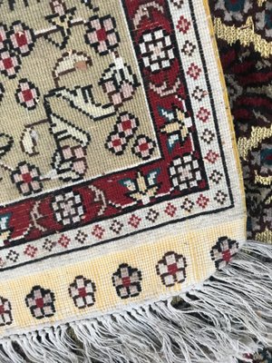 Vintage Sino Hereke Silk and Gold Rug-YMM-1061768