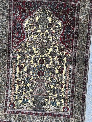 Vintage Sino Hereke Silk and Gold Rug-YMM-1061768