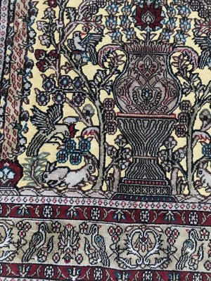 Vintage Sino Hereke Silk and Gold Rug-YMM-1061768