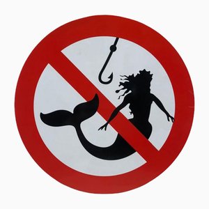 Vintage Sirene Fishing Prohibition Sign-TCS-2041265