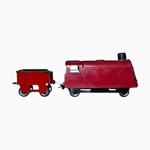 Vintage Small Train and Trailer Toy, 1920s-ZCI-752645