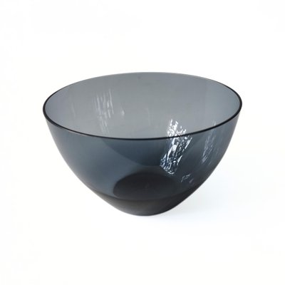 Vintage Smoked Blue Glass Bowl from Reijmyre, Sweden-JKV-1783080