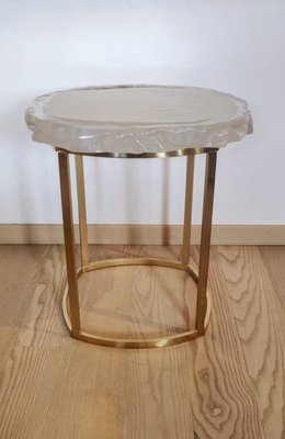 Vintage Smoking Table in Murano Glass, 1960s-INI-2021872